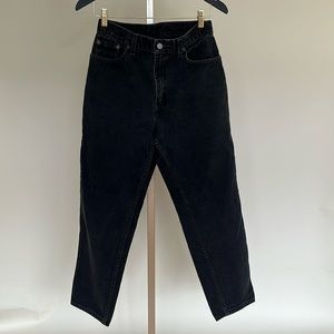 Vintage High Waisted Dark Grey Levi’s Jeans